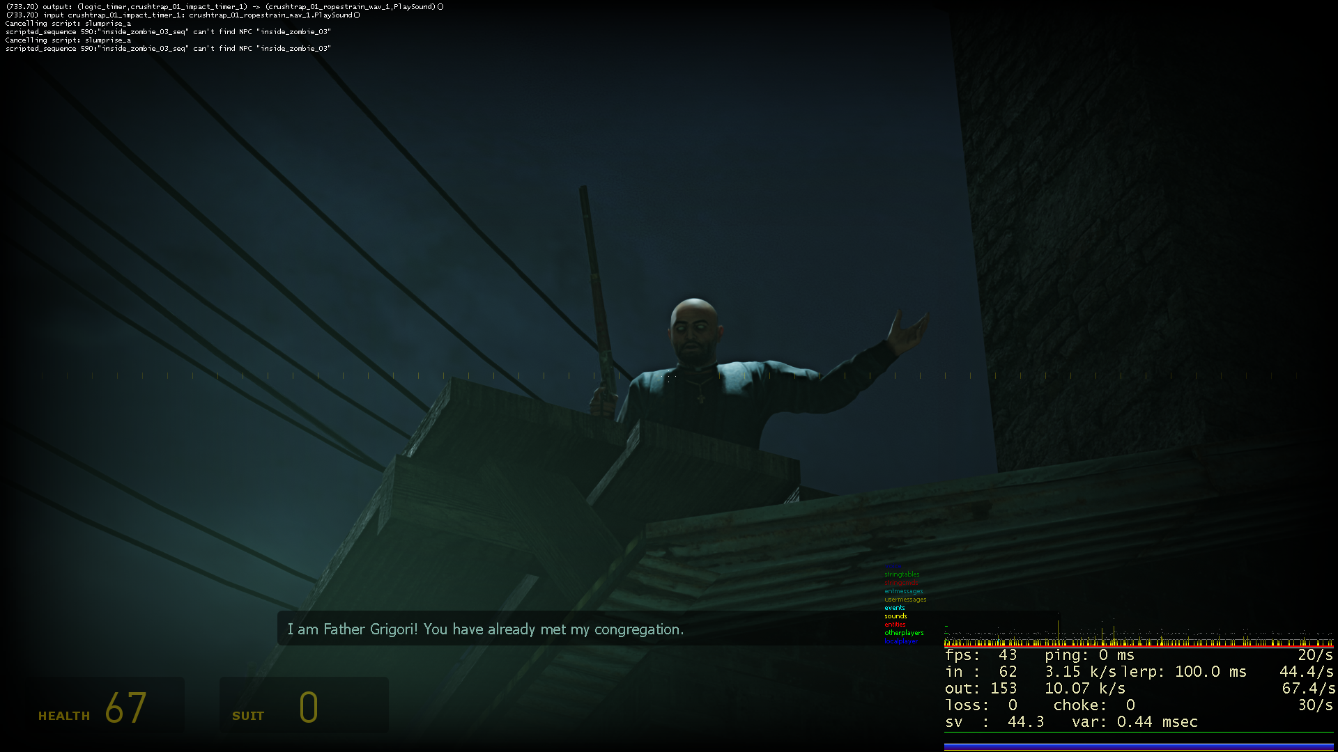 Father Grigori as depicted in Half-Life 2 RTX. He literally does not have eyes.